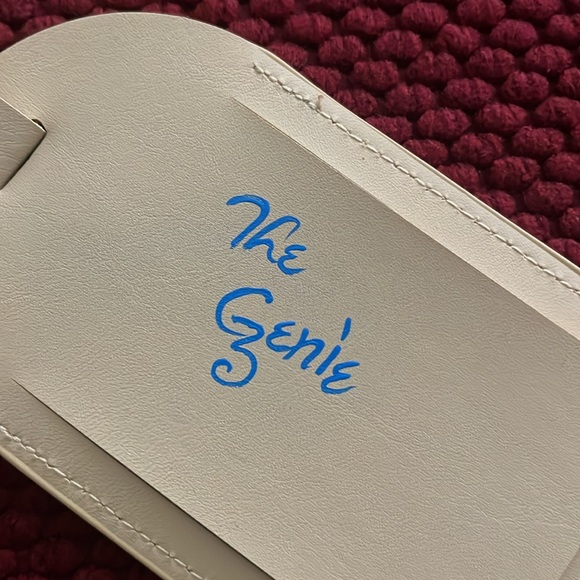 HAND PAINTED Custom Genie Luggage Tag! NWT - Picture 5 of 7